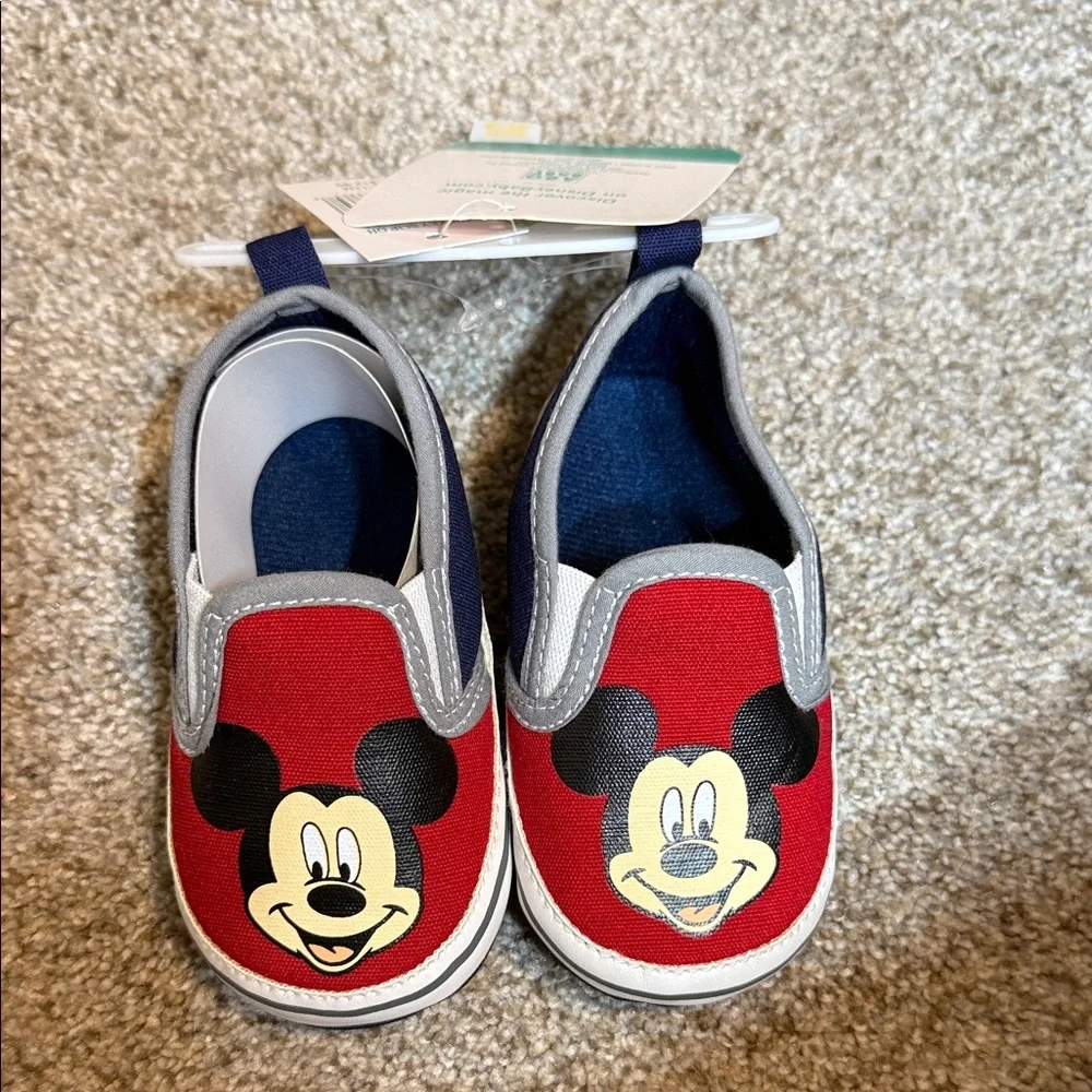 Disney Mickey Mouse Kids Sneakers - Red and Blue